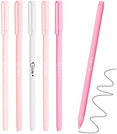 Lot De 12 Stylos Bille Pointe Fine 0.5mm Encre Gel Noir - Séchage Rapide Et Écriture Fluide