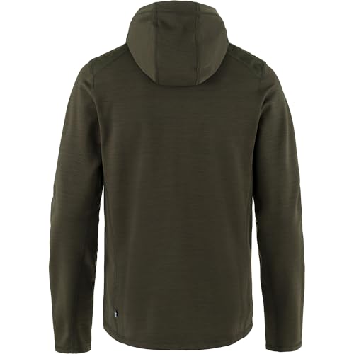 Image of Fjallraven Keb Fleece Men's Hooded Jacket - Insulated Fleece, Breathable Warmth, Durable Construction - Hiking, Trekking
