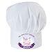 Gorro Cocinero para niños de niño Bebé de Cocina Ajustable con Velcro Gorro de Chef con Nombre/con Texto La Magdalena más Dulce con Nombre [099]