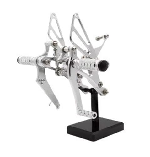 Repose-pieds arrière moto en aluminium pour améliorer le confort de pilotage sur circuit et route