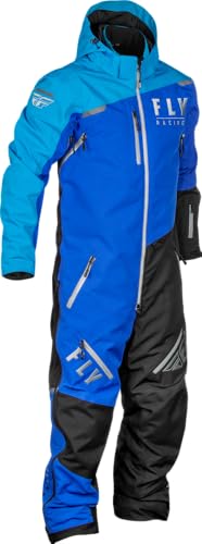 Fly Racing Cobalt Waterproof Monosuit Snowmobile Suit with Hydraguard Pro Cordura Durability & 2Cool Venting