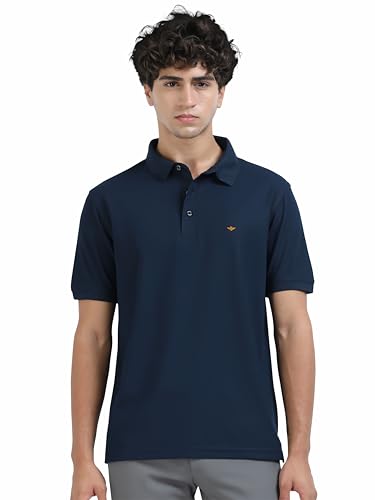Image of STELLERS Men's Premium Polo T-Shirt Wrinkle Free Quick Dry Soft and Feather Touch Feel Regular Fit