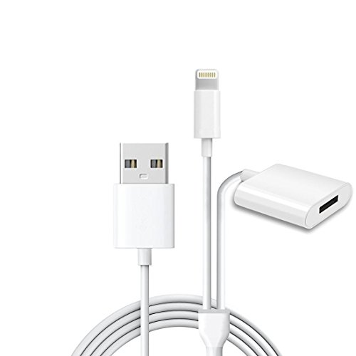 ANIASOM Pencil Charging Cable Replacement for Apple, 6 inch Long 2-in-1 USB Pen Charging Cable, Multi Function Charger/Data Cable Adapter with Connectors to iPhone and iPad Pro Accessories