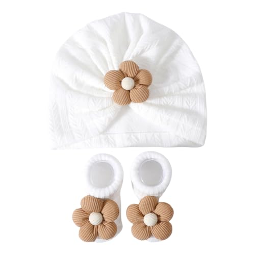 Baby Hat Sock Set Infant & Knitted Socks Comfortable For Photoshoots Festival