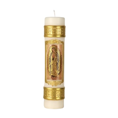 Religious Candles Catholic Prayer Candles for Church Baptism First Communion Wedding Mexican Gift Cirios Religiosos Catolicos Vela De Bautizo Cirio Pascual Catolico 2025