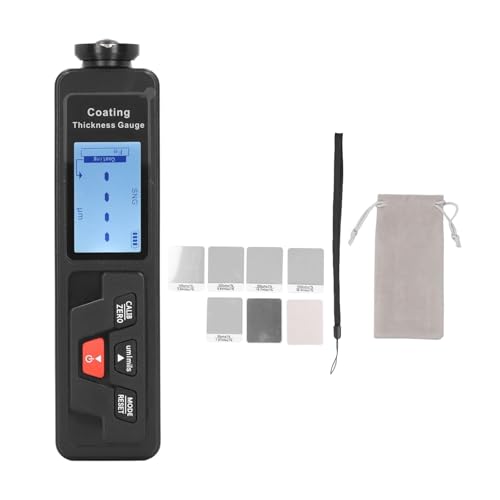 Calibrador de grosor de pintura compacto y portátil miniatura 1