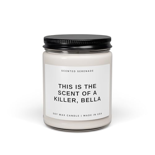 Scent of A Killer Bella Candle, Edward Cullen, Bella Swan, Vampires, Robert Pattinson, Soy Wax Candle