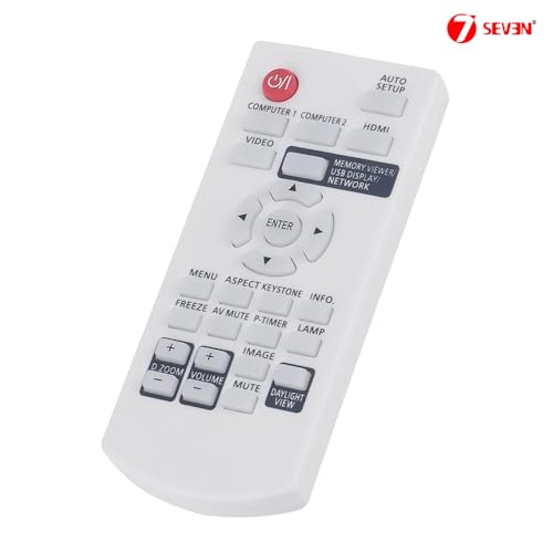 Image of 7SEVEN Compatible with Panasonic Projector Remote Original Part Number N2QAYA000110 H2930094500 with Specified Model Number in Bullet Points, Ensure Match Exactly for Optimal Compatibility