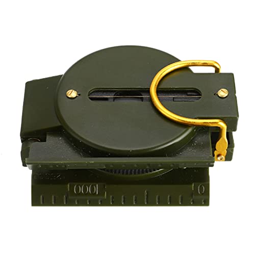 Boussole militaire portable de camping pliante à visée de précision - 4