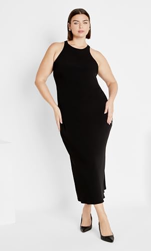 Image of City Chic Plus Size Dress, Halter Slip Dress