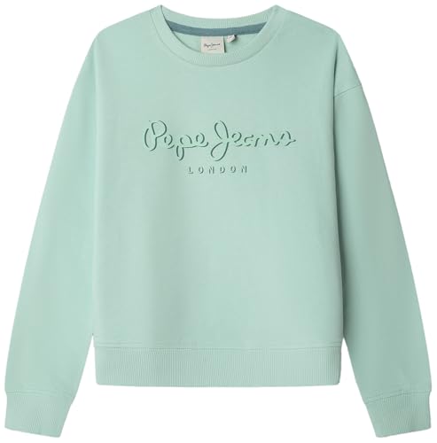 Pepe Jeans Gab Sudadera, Azul (Azul Aguamarina), 16 años para Niñas