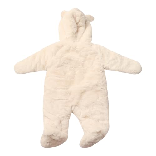 Magic Threadz Disney Clothes Baby Boys Hooded Pram Suit – Fleece Footed Coverall with Ears, Winnie the Pooh Outfit (0–6/9M)2