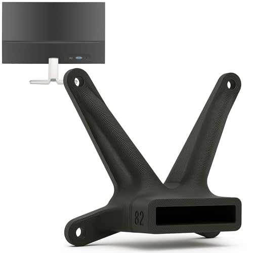 Image of 3IDEE VESA adapter compatible with HP monitor (22f, 22es, 22ea, 24f, 24fh, 24fw, 24es, 24er, 24ea, 27f, 27fh, 27fw, 27es, 27er, 27ea) - including screw set - 75x75 mm (Black) - 1-Pack