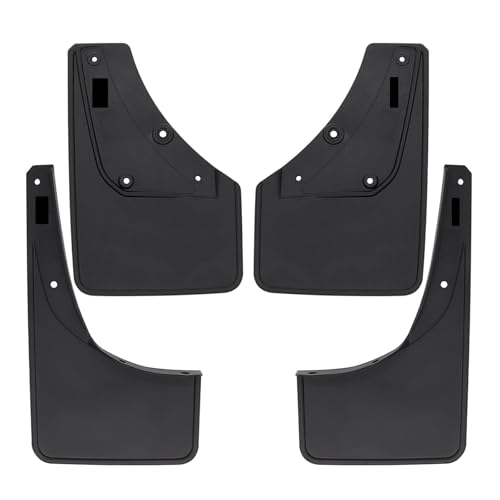 4X 車用マッドガード マッドフラップ スズキ ジムニー シエラ JB64 JB74 2019 2020 2021 スプラッシュガード フェンダー マッドフラップ フロント リア カースタイリング(Black)