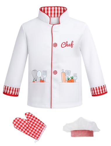 Disfraz de Chef para Niños con Sombrero miniatura 2