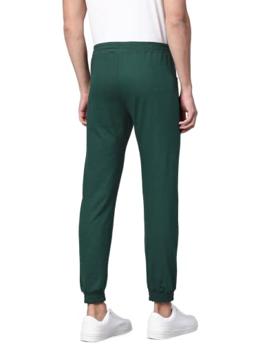 Image of Hubberholme Men's Slim Fit Cotton Track Pants - Trackpant with Drawstring Elastic Waistband, Lower for Jogging, Gym, Sports & Dailywear