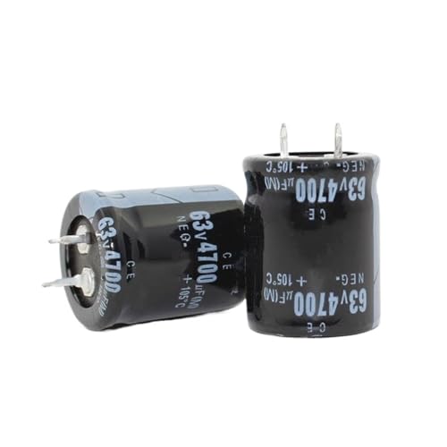 Condensateur électrolytique 63V 4700uF haute performance en format 25x40mm pour circuits stables