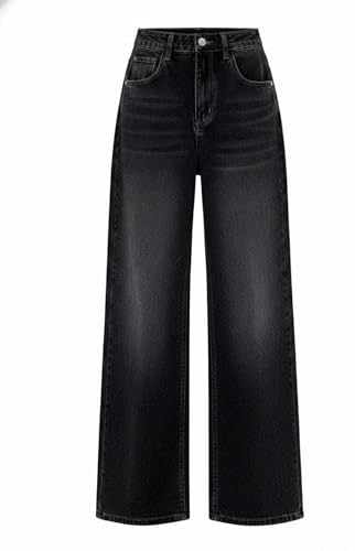 Image of KOTTY Women's Wide Leg Denim Jeans | Loose Fit High Rise Baggy Style Jeans for Women