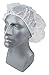 CONDOR 23KX27 Bouffant Cap, PP, 28 In, White, PK1000