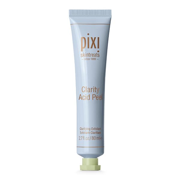 Pixi Clarity Acid Peel | Gentle Exfoliator with AHA, BHA & Probiotics | Purifies, Hydrates & Minimizes the Appearance of Pores | 2.7 fl oz/80 ml