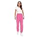 Womens Fashion Sweatpants Elastic High Waisted Jogger Active Pants Casual Solid Color Looose Breathable Sproting Pant Pink X-Large