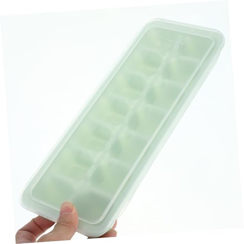 2 piezas de moldes para cubitos de hielo con tapa sellada miniatura 4