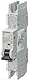 Siemens 5SJ41188HG42 Miniature Circuit Breaker, UL 489 Rated, 1 Pole Breaker, 15 Ampere Maximum, Tripping Characteristic D, DIN Rail Mounted, Type NSJ, 277 VAC, 60 VDC