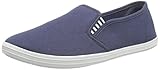 Zapatos de verano de lona para hombre, azul marino/blanco (Navy White), 42 1/3 EU