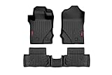 Rough Country All Weather Floor Mats for Ford Bronco 2-Door (2021-2025) - Non-Slip Waterproof Flexible Floor Mat, Front & Rear Set