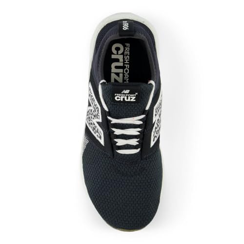 New Balance New Balance Women's Fresh Foam X Cruz Artisan V3 Running Shoe, Phantom/Black/Sea Salt, 8.5 Wide
