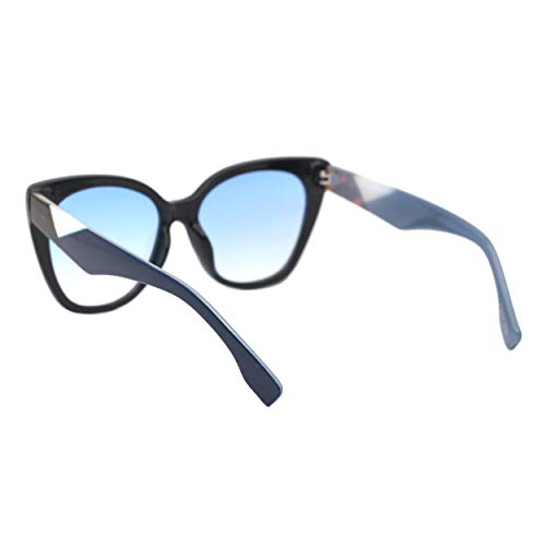 Square Cateye Sunglasses Womens Butterfly Shape Studded Top Shades UV 4003