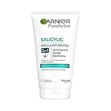 Garnier Skin Active Pure Active 3In1 Argilla, Pelli Miste - Con Imperfezioni Detergente + ...