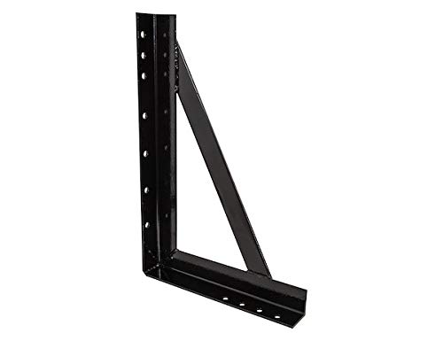 Buyers Products 1701012 Welded Black Formed Steel Mounting Brackets, 18 x 27 Inch, Set of 2