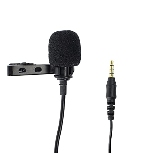 VAULT VLM-B 3.5 Lavalier Microphone with 5.5metre Audio Cable - Ideal for Vlogging, Podcasting, Conferences, Video Chat