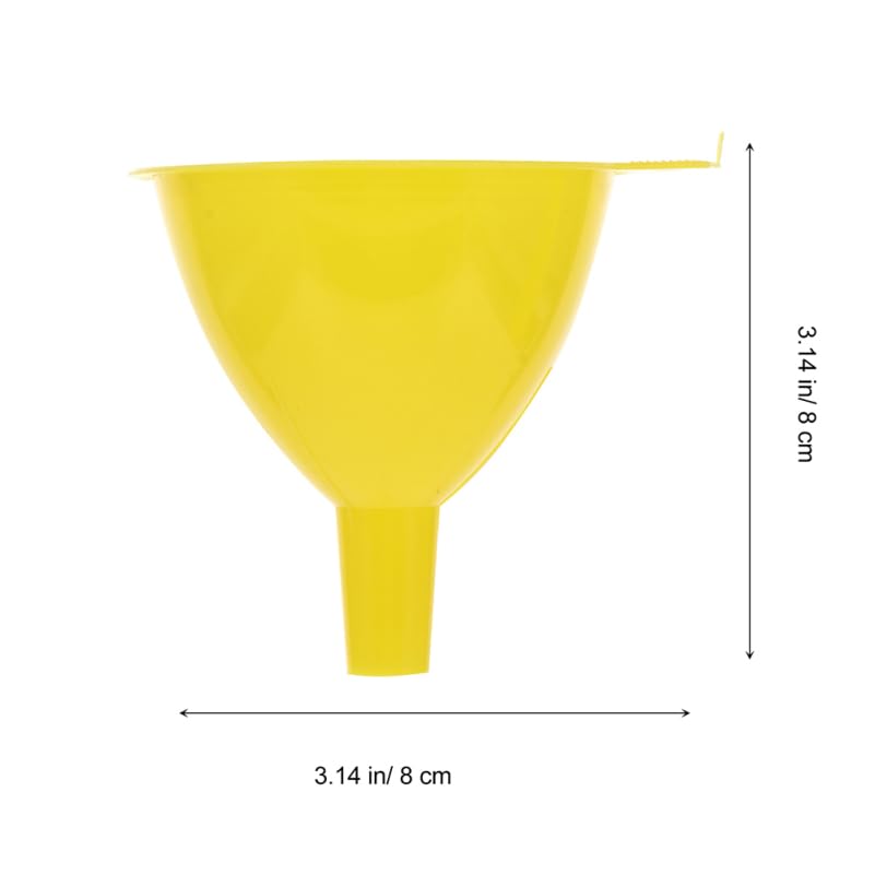 PRETYZOOM 15pcs Plastic Funnel Funnel for Laboratory Kitchen Use Lightweight Design for Easy Liquid Transfer and Storage