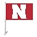 BSI PRODUCTS, INC. NCAA Nebraska Cornhuskers 2-Sided Car Flag