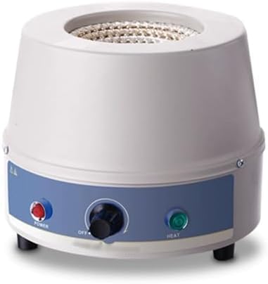 Manto calefactor de 1000 ml, agitador de 100-2400 W con termorregulación y agitación, temperatura máxima de 380 °C para uso en laboratorio