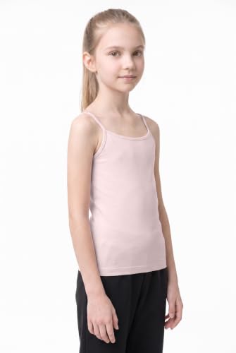 Image of Kurve Girl's Sleeveless Tank Top - Stretch Undershirts Cami Camisole, UV Protective Fabric, Rated UPF 50+ (Made in USA)