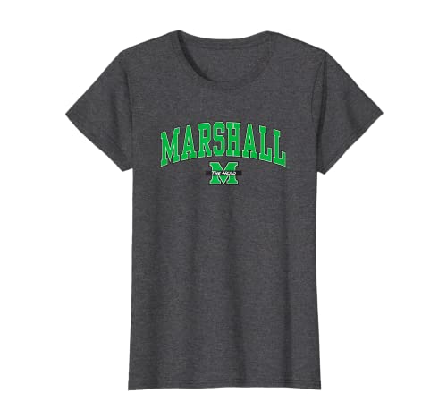 Marshall Thundering Herd Womens Arch Over Dark Heather T-Shirt