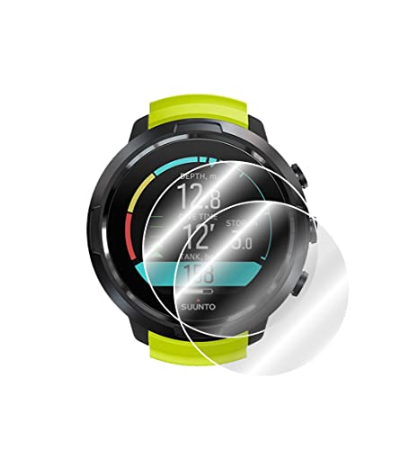 IPG for Suunto Watch Series Hydrogel Screen Protector (2 Units) Invisible HD Clear Film Anti Scratch Guard-Smooth/Self-Healing/Bubble (D5)