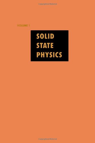 Solid State Physics: Advances in Research and Applications: v. 1