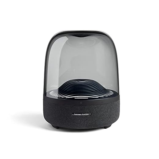 Harman Kardon Aura Studio 3 - Wireless Speaker with Premium Design and Ambient Lighting (Renewed)