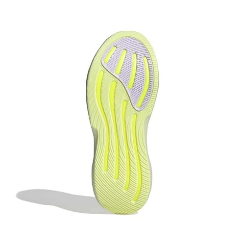 adidas Femme Supernova Glide Running Shoes, Frozen Purple/Silver Met./Frozen Lemon, 37 1/3 EU