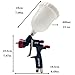 LVLP HTE Paint Spray Gun, 1.3 mm Stainless Steel Nozzle Air Spray Gun with 1.5 mm Tip, Automotive Paint Sprayer,Varnish Paint Sprayer, Air Tools (Black)