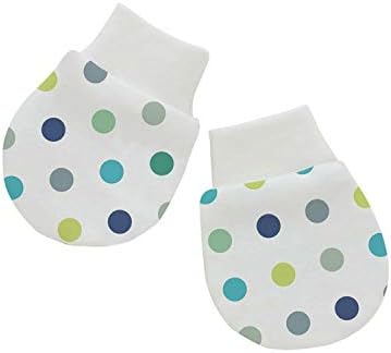 Yaana Banana Newborn Baby Soft Anti-Scratch Mittens, 4 Pack, 100% Cotton, Warm, Cozy, Cute Designs, Unisex