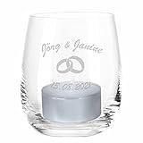 Lieferung inklusive Teelicht-Kerze