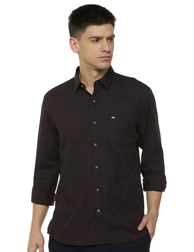 Image of Arrow Men's Cotton Solid Slim Fit Shirt