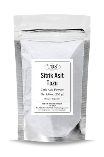 Sitrik Asit Tozu 250 g (1. Kalite) Citric Acid Powder, TOS1926