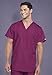 Cherokee Originals Unisex V-Neck Scrubs Shirt, Wine, Large