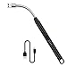 PTN Accendino Elettrico, Accendini Ricaricabile con Cavo USB, Accendigas con Interruttore di Sicurezza con Display a LED, Senza Fiamma Antivento, per Accendere Candele,Stufe, Barbecue